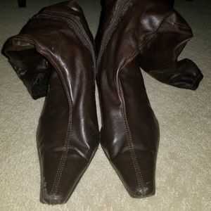 Chocolate calf boots